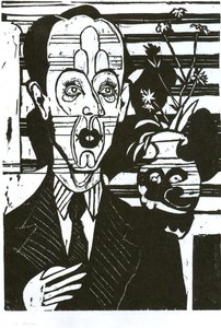 Portrait du Dr Huggler - Ernst Ludwig Kirchner